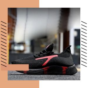 Tsion 💞รองเท้าผ้าใบ 2 สี ดำสลับ สีดำสลับ & สีดำสลับ ฟ้ากับแดง 💙❤️ ดุๆ เข้มๆ แต่งตัว 🤵 เข้ากับทุกไลฟ์ส 🔥