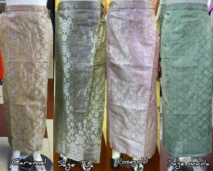 ROK SPAN SONGKET MOTIF TERBARU
