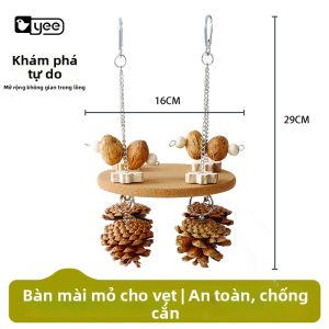 Yee | Đồ Chơi Cho Chim Thiên Nhiên Từ Thông Để Gặm Và Mài Móng