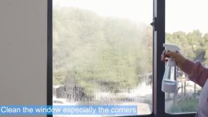 Frosted Opaque Glass Window Film/Glass Sticker/Privacy/Self Adhesive Waterproof Interval UV Insulation