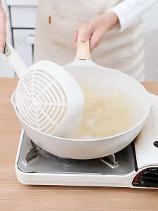 JapaneseSiliconeSpatula | 日式食品级硅胶炒菜铲木柄耐热 | WoodenHandleSiliconeSpatula