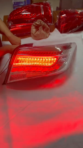 Toyota Vios 2013 to 2018 Tail Light Assembly / Rear Bumper Taillight Assembly Albino type Thailand Made YE-121