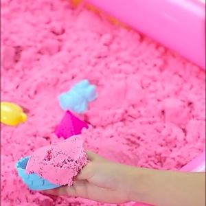 Ivorybaby Set Planet Sand Diy Mainan Pasir Ajaib Anak 1kg Kotak