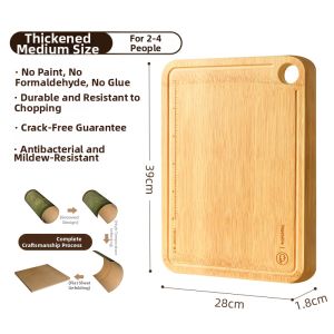 Antimicrobial Antibacterial Bamboo Cutting Board