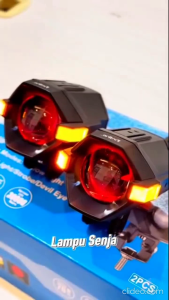 Mini Laser HJG All Weather D8 Devil Eye Senja Lampu Tembak 3 Warna HJG Waterproof
