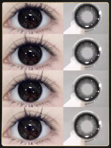 Natural Appearance Black Contact Lenses Half Yearly