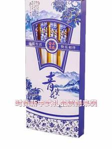 Elegant Chinese Blue & White Porcelain Chopsticks 10 Pairs