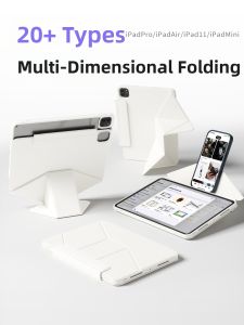 zoyu | Ốp lưng bảo vệ iPad Air 7 Pro 11 inch Air 5 Mini 6/7 Ultra Light Mỏng có khe cắm bút phẳng chống trượt cho máy tính bảng Apple