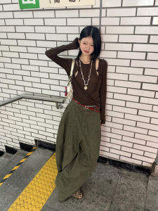 High Waist Wide Leg Jeans Womens Loose Fit Long Straight Blade Jeans Autumn Fashion Slimming Trousers Casual Vintage Style