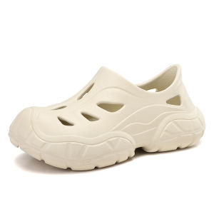 Mens Fishing Sandals Summer Fashion Trend Breathable Anti-slip Durable EVA Slip-On Water Shoes Comfortable for Outdoor Activities