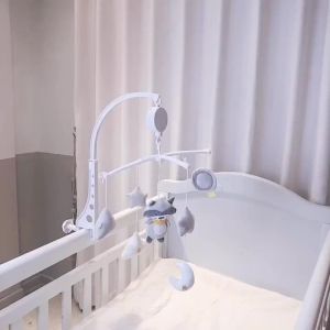 Baby Crib Mobiles Rattles Music Educational Toys Bed Bell Carousel for Cots Infant Baby Toys 0-12 Months for Newborns Gifts