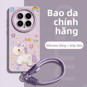 GGUU | Ốp Lưng Điện Thoại Huawei Honor Magic Có Dây Đeo Tay Thiết Kế Hình Họa Dầu