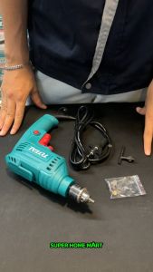 Total สว่านไฟฟ้า 450 วัตต์ 2 หุน (1/4 นิ้ว) (6.5 มม.) ปรับซ้าย-ขวา รุ่น TD4506 / TD45656 (Electric Drill)