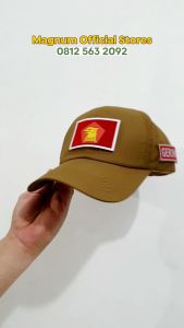 Topi GERINDRA Tactical Army PDL Bonus Free 3 Emblem Patch Prepet Perekat Velkro Bludru