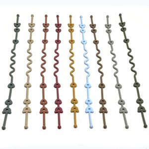 Pacifier Clip for Babies Silicone Holder with Safety Straps Stroller Accessories Baby Pacifier Chain Toy & Cup Holder