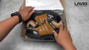 Sepatu Safety Pria Ujung Besi ORlGlNAL NEW Lavio Elektra Untuk Kerja Proyek Lapangan 38 39 40 41 42 43 44 Best Seller Berkualitas