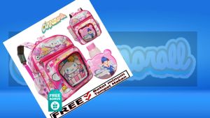 Tas Ransel Anak Perempuan Karakter CINNAMOROLL Bags Tas Sekolah Anak PAUD - TK Free Botol Minum + Misting Lucu BISA COD // Tas Ransel Ngaji Anak Perempuan
