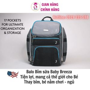 [USA] Balo bỉm sữa siêu tiện lợi Baby Brezza Ultimate Changing Station balo thiết kế cho mẹ bỉm sữa cao cấp của Mỹ