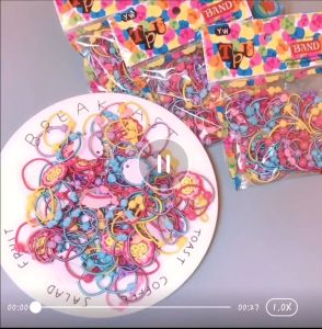 50 PCS - IKAT RAMBUT ANAK ANAK / KUNCIR KUNCIRAN RAMBUT ANAK ANAK / KARET IKAT RAMBUT ANAK