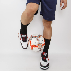 รองเท้าฟุตซอล GIGA(FG432)ของแท้ แถมฟรี! ถุงเท้ากันลื่น สีกรมพื้นเทา 1 คู่ งานไทยใส่คุ้ม