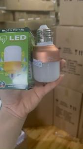 Bóng đèn búp trụ nhôm đui xoáy E27