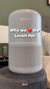 Levoit Core P350 Pet Air Purifier | Neutralize Pet Odors | Capture Pet Dander & Fur | Low Noise 24dB | Pet Lock Mode