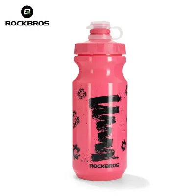 Rockbros đi xe đạp thể thao chai nước 600ml bóp cấp thực phẩm chai MTB xe đạp đường trường đặc biệt ngoài trời cup với bụi che