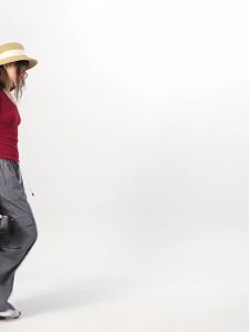 Turn Signal | Vintage Leisure Loose Check Pants Summer