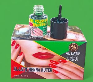 Kutek Henna Al-latif Halal BPOM Beautiful Green 5gr