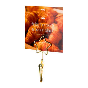 QINLEYI | Double-ended Standing Advertising Display Clamp