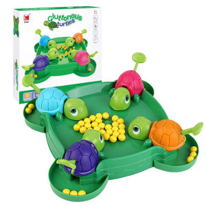 MOJOYCE Educational Family Board Game Hungry Turtle with Vibrant Colors for Brain Teasing Fun