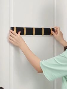 No Punching Alumimum Invisible Hook Door Hanger Folding Wall Hanger Coat Clothes Bags Hooks Towel Rack Door Back Hangers Picture Hangers and Hooks Small Hooks Clothes Hangers Pegs For Bathroom Kitchen Accessories