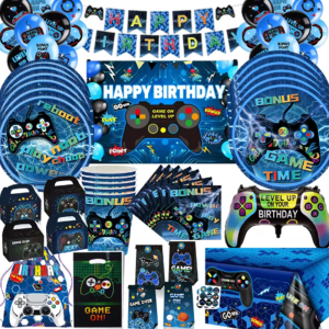 Disney | Video Game Birthday Party Decoration Disposable Tableware Set Paper Cup Plate Tablecloth Napkin for Kids Baby Shower Supplies