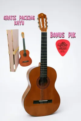 Gitar nilon murah gratis packing kayu | Gitar pemula Yamha tipe C315 akustik