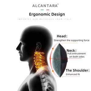 Cao Cấp Alcantara Da Lộn Gối kê cổ trên ô tô Tựa Đầu Cho Tất Cả Các mùa thoáng khí ghế xe hơi gối hỗ trợ cổ Cho Cho xe du lịch ghế xe hơi Lái Xe & Nhà Tự Động Phụ Kiện