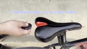 Wireless Bike Alarm Anti-theft Vibration Bicycle Alarm Waterproof Motorcycle Alert Remote Control Security Burglar 110dB Sound