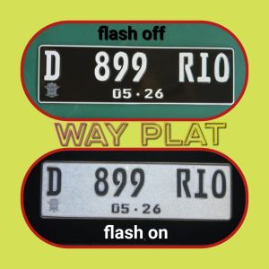 PLAT NOMOR MOBIL REFLEKTIF ATAU BUNGLON 2PCS/1SET DEPAN DAN BELAKANG