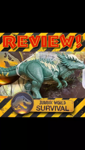 Jurassic World Survival Frenzy Pack Pachycephalosaurus Interactive Dinosaur Figure (Age 4+)