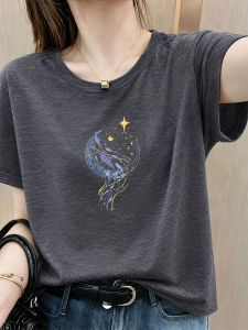 V.C.I | High-end Light Thin Fashionable Bamboo Cotton T-shirt Grey