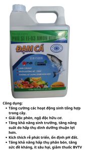phân bón gốc ĐẠM CÁ PHÚ SĨ FJ-03 AMON KẼM (Can 5L)