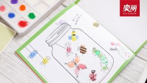 DIY Finger Painting Art Craft Cardmaking Hand Print Stamp Washable Paint Pigment | Seni Lukisan Jejari Hadiah Mainan | Giftlive