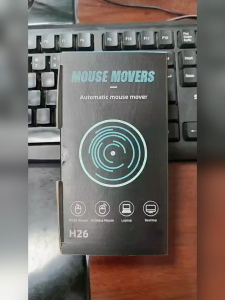2 in 1 USB Type-C Mouse Jiggler Drive Free Undetectable Mouse Mover Automatic Computer Mouse Mover Jiggler for Keeps PC Active