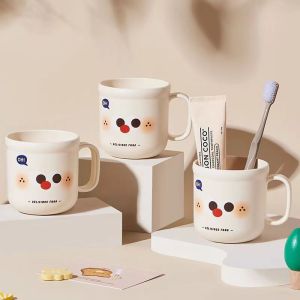 แก้วแปรงฟันเด็กน่ารัก แก้วดื่มน้ำยาล้างปาก แก้วอุปกรณ์สุขอนามัยบ้าน สำหรับเด็กชายและเด็กหญิง วัสดุพลาสติก สไตล์การ์ตูน เรดดัน