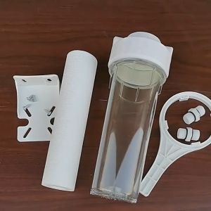 จัดส่งในประเทศไทย JAVIT เครื่องกรองน้ำใช้ 1 ขั้นตอน กระบอกกรองน้ำ PP 10 นิ้ว เกลียว1/4–1/2นิ้ว กรองตะกอน+หนอนแดง สำหรับน้ำประปา-น้ำบาดาล