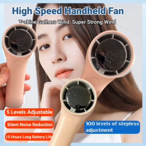 6000 MAH Handheld Turbo Jet Fan Mini Portable Ice Cold Fan Generation Brushless Motor Wind High Speed Duct Fans Violent Blower