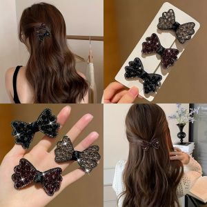 3 ชิ้นผู้หญิงรุ่นประณีตและงดงามกิ๊บโบว์และคลิปปากเป็ดเหมาะสําหรับงานปาร์ตี้ของขวัญแนะนําอุปกรณ์ผม