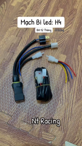 Bộ Dây Nguồn H4 ( mạch H4 ) Cấp Điện Cho Bi Cầu Led các xe