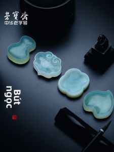 RONGBAOZHAI | Đá Mài Đa Năng và Giá Đỡ Bút Lông