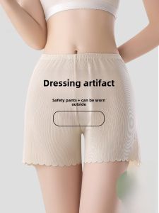 Miiow | Cat Woman Ice Silk Safety Pants Women Summer Thin Skirt Wearing Tool Anti Exposure Loose Can Be Worn Outside Home Short Pants