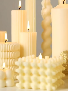 Vintage white scented candle Smokeless scented candle home fragrance Hotel wedding decoration